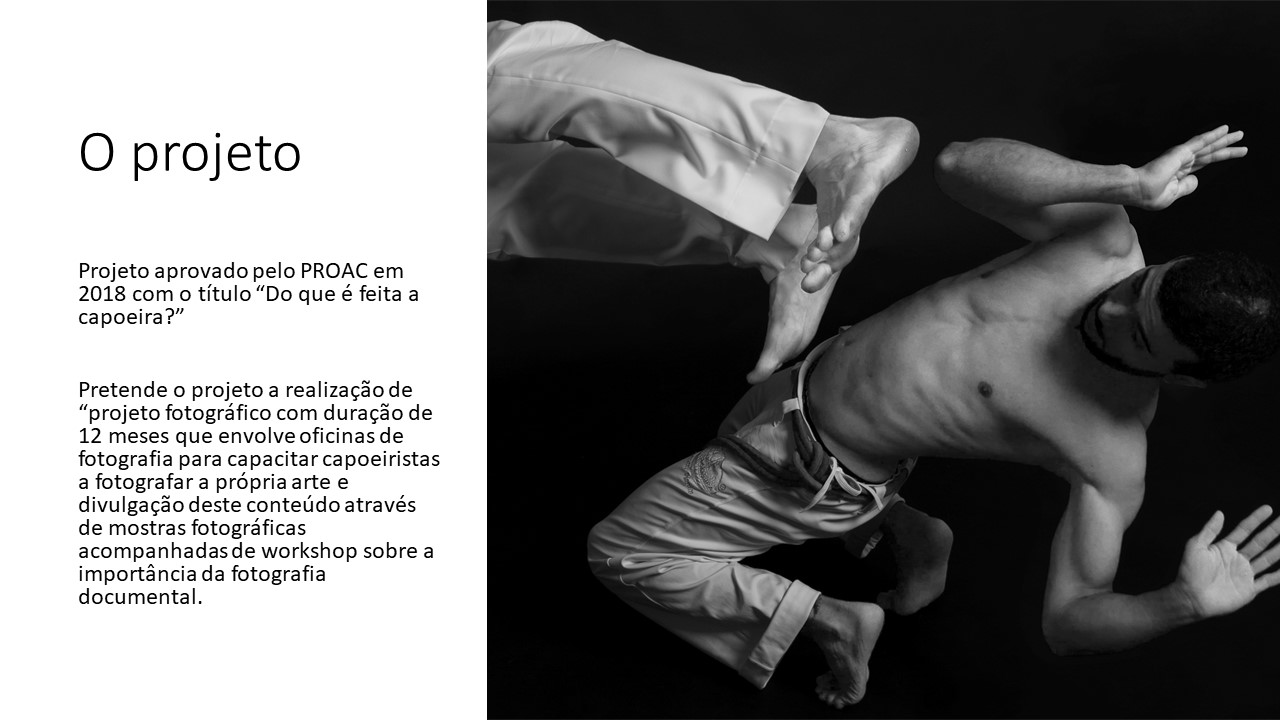 Do que é feita a capoeira? Projeto de Ada Schveitzer com curadoria de André Cypriano